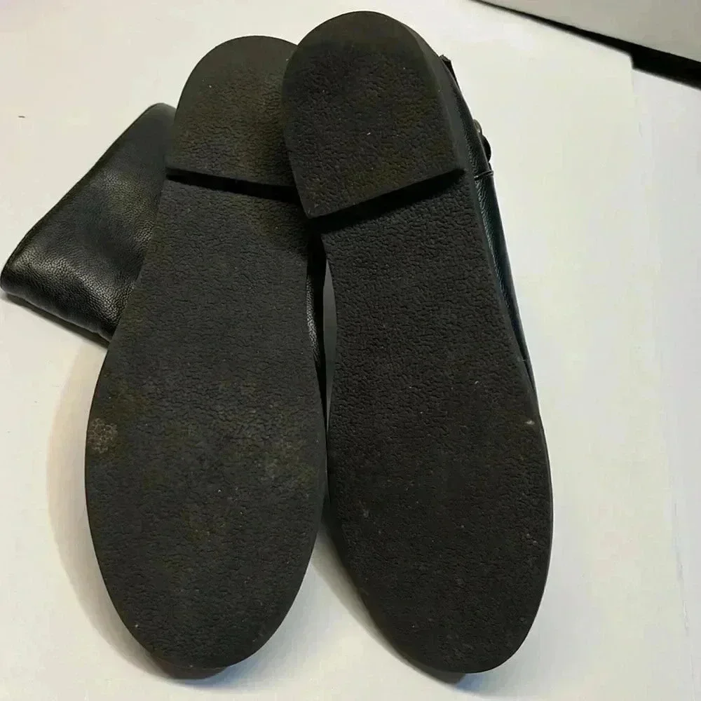 GAP black biker boot size 5